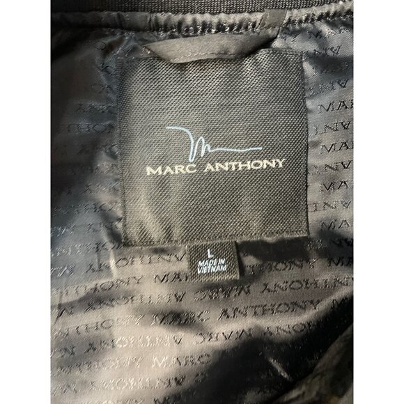 Marc Anthony Dark Green Full Zip Lightweight Bomber Jacket Sz L - Picture 5 of 9